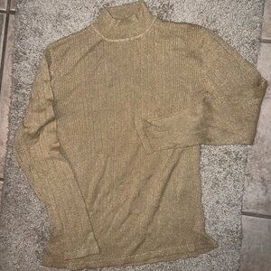 Gold glitter long sleeve Wasserman